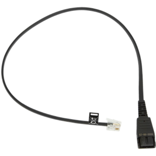 Jabra Cavo dritto QD a RJ10, 0,5 m, compatibile Siemens
