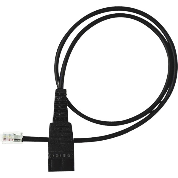 Jabra Cavo standard diritto 0,5 mt. con QD - 4P plug: m-,r,r,m+ - Polarità P0 Std