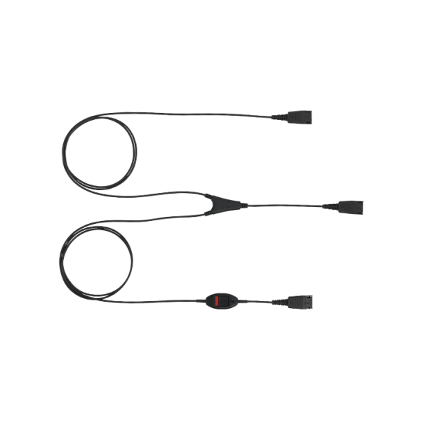 Jabra Cavo Supervisore Istruttore a Y - 1,5 m - QD - 2xQD e funzione mute