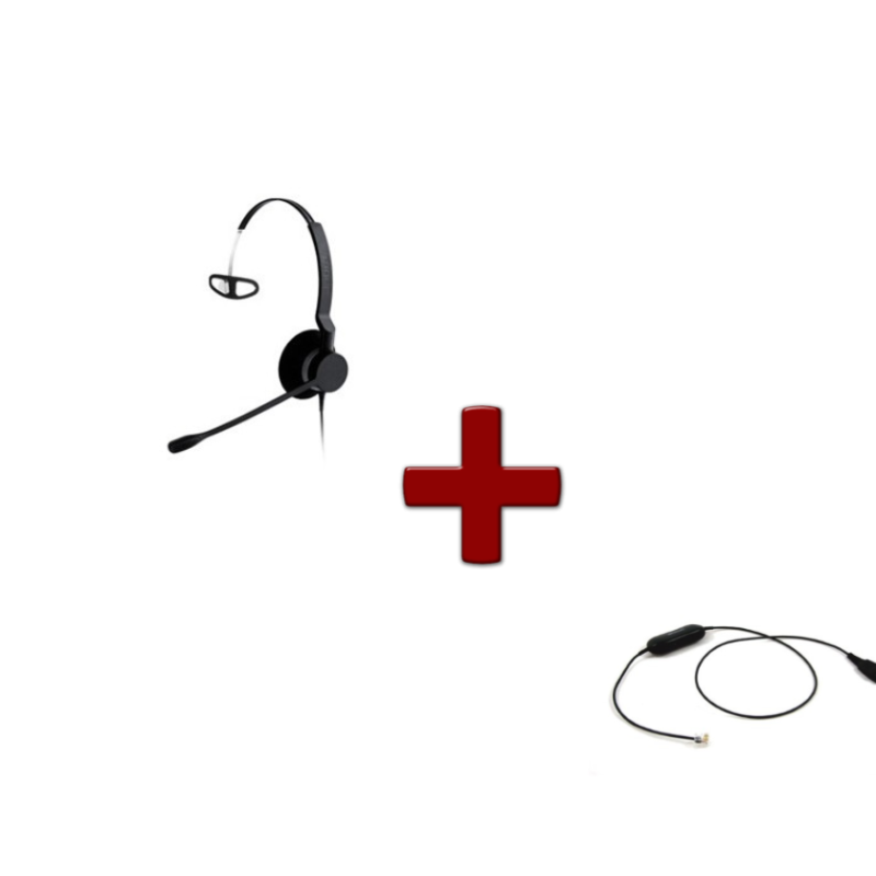 Jabra Biz 2300 mono + cavo telefonico