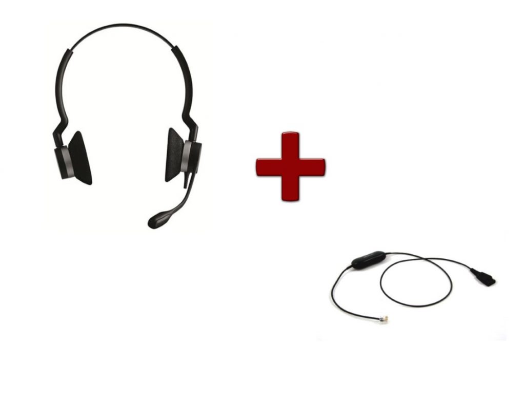 Jabra Biz 2300 duo + cavo telefonico